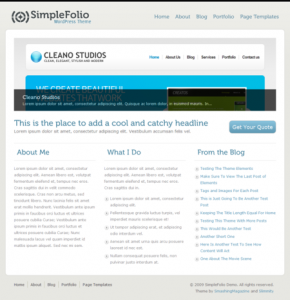 Simple Folio