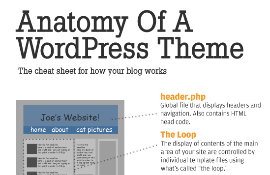 The anatomy of a WordPress theme